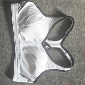 Under Armour White and Black Sports Bra